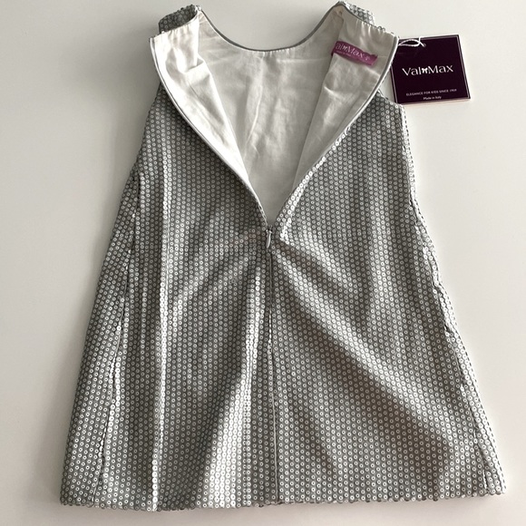 ValMax Girls Dress Light Gray New - Picture 9 of 10